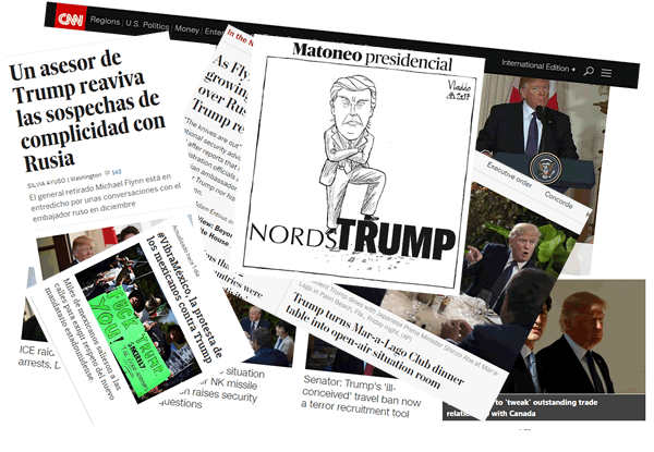 Medios de información contra Trump